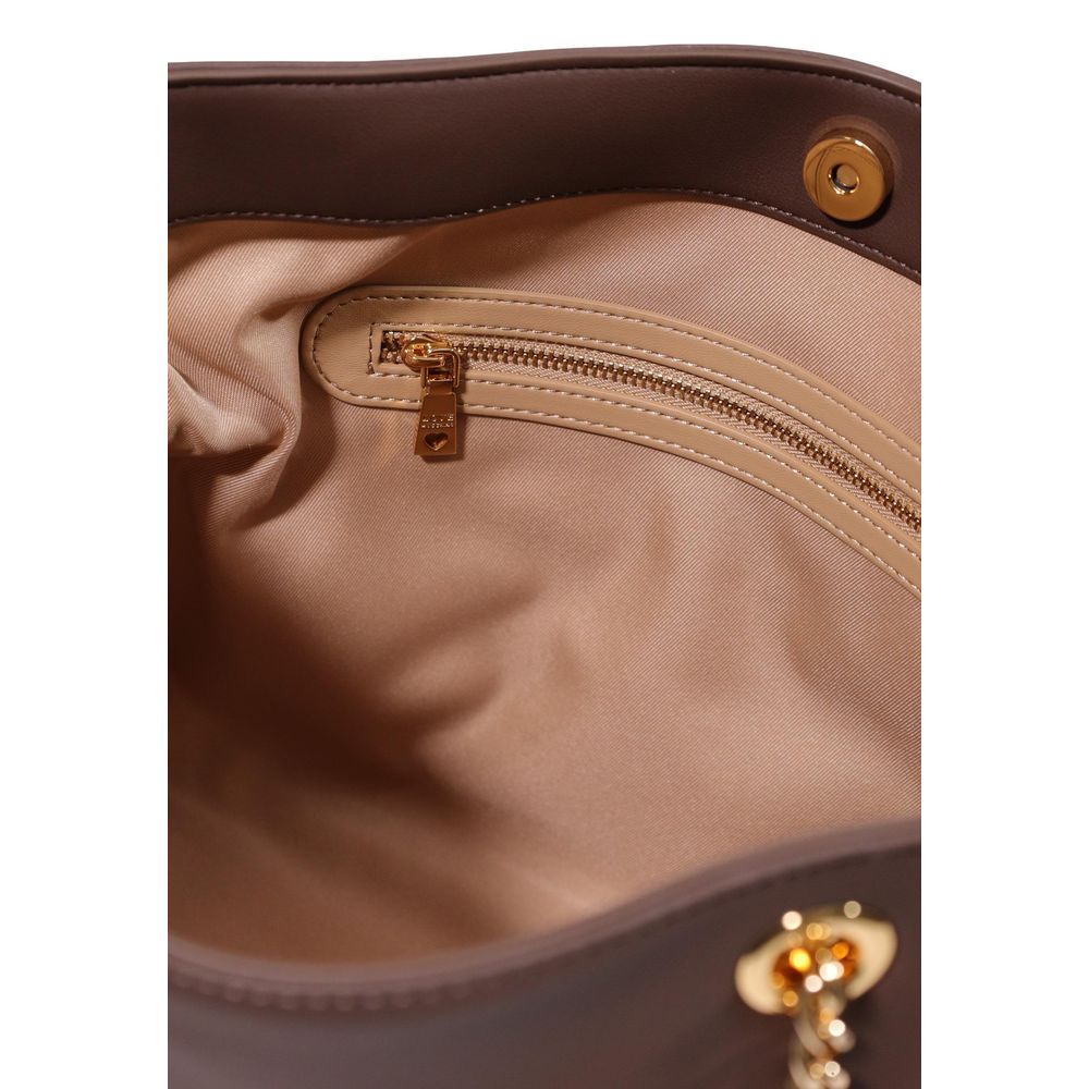 Love Moschino Brown Polyester Handbag | Regal Royce