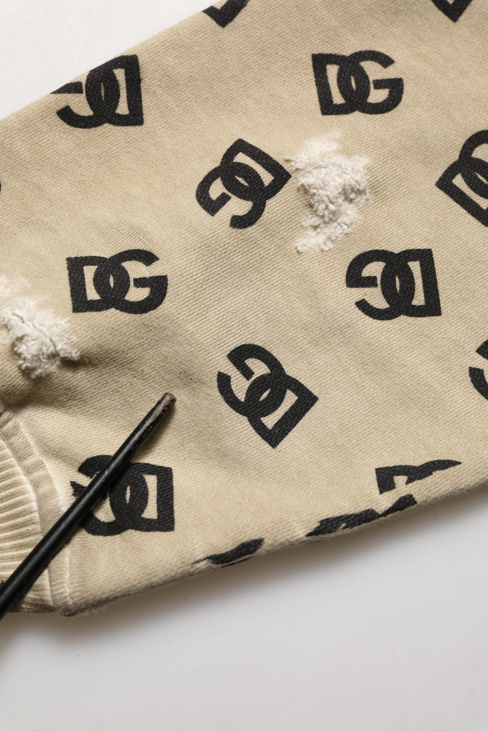 Dolce & Gabbana Brown Cotton Logo Hooded Sweatshirt Sweater | Regal Royce