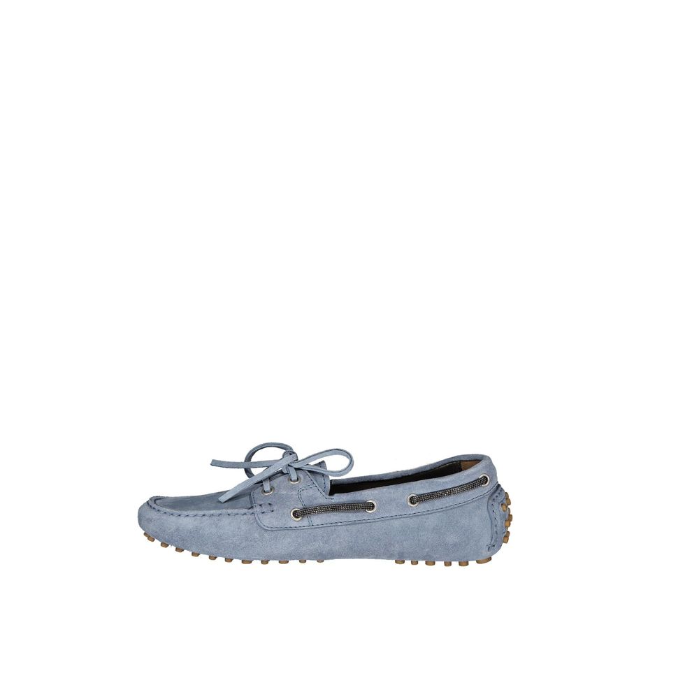 Brunello Cucinelli Blue Leather Moccassin | Regal Royce