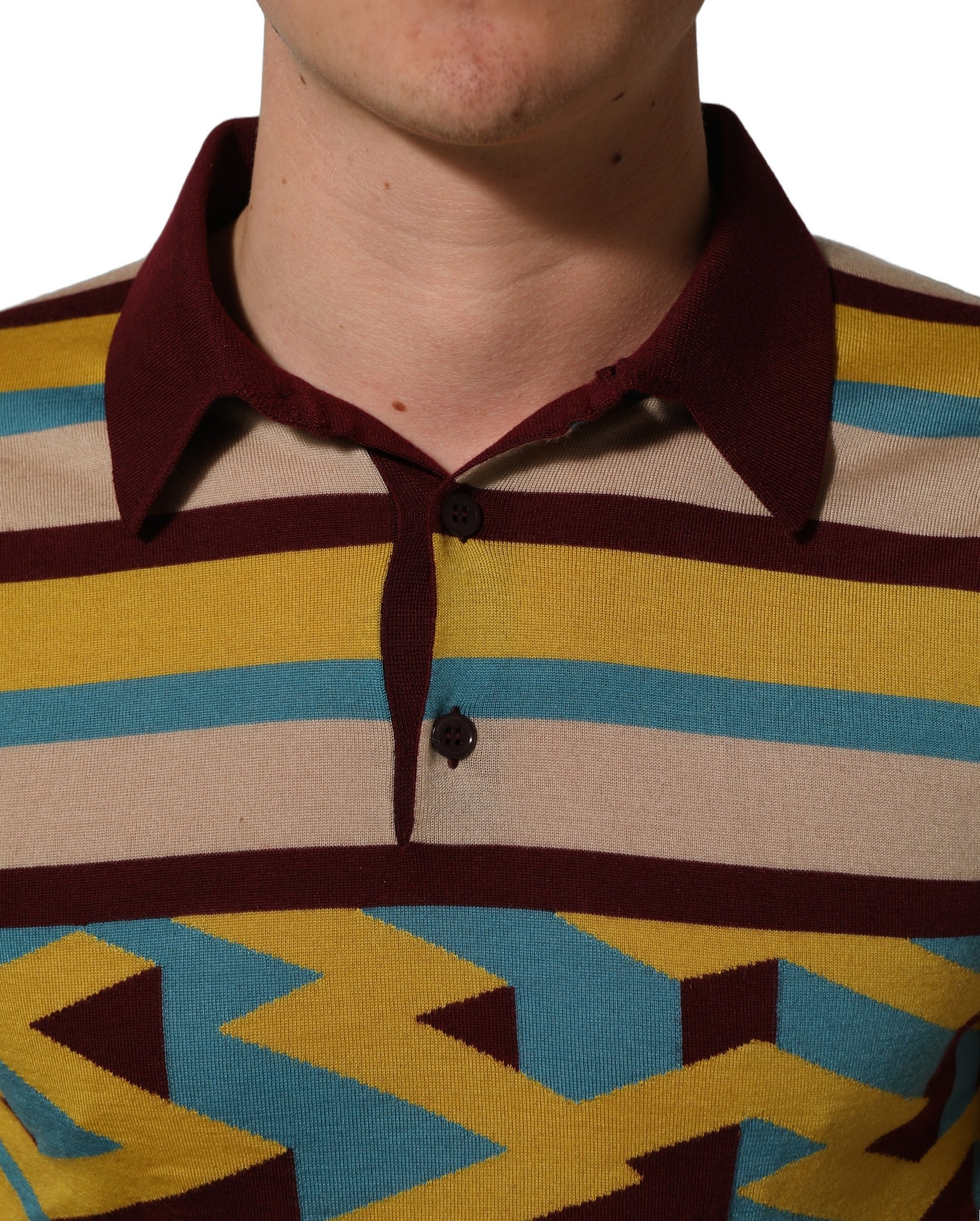 Dolce & Gabbana Multicolor Knitted Cashmere Pullover Sweater | Regal Royce