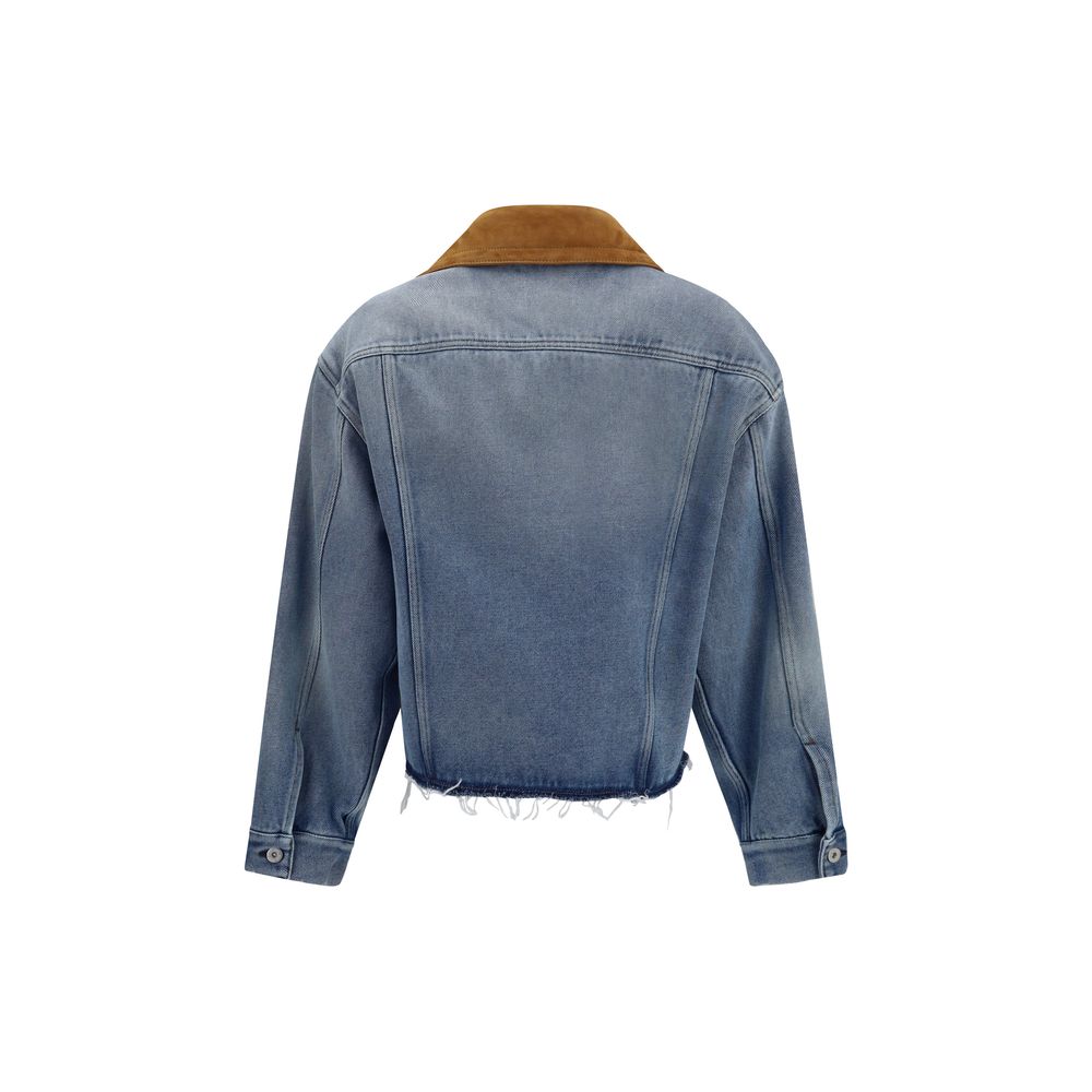 Miu Miu Blue Cotton Denim Jacket | Regal Royce