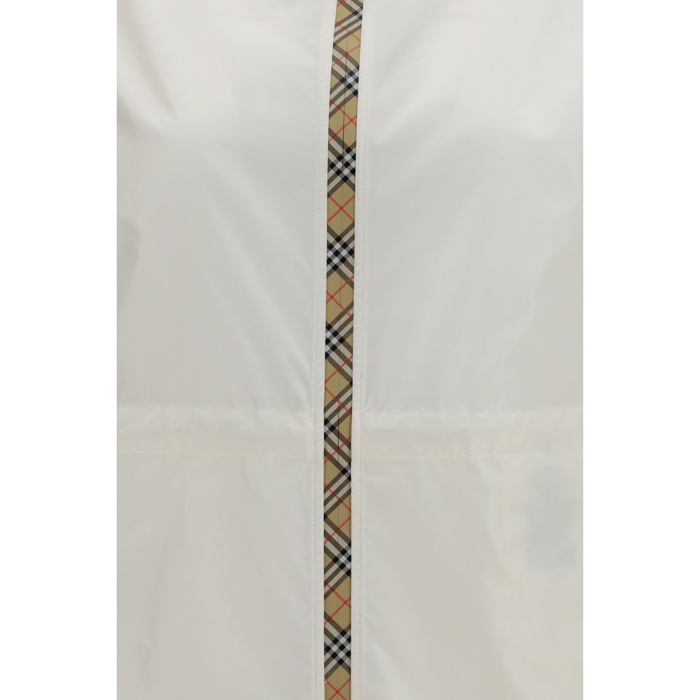 Burberry White Polyamide Shell Jacket | Regal Royce