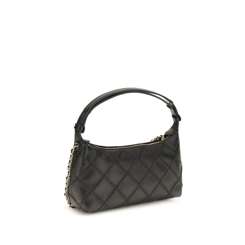 Tory Burch Black Calf Leather Bos Taurus Handbag | Regal Royce