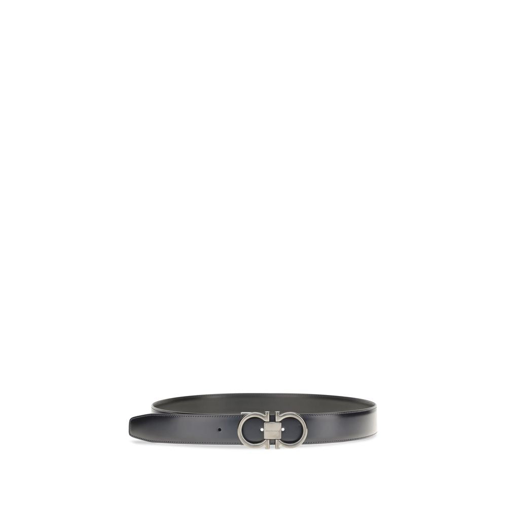 Ferragamo Blue Calf Leather Bos Taurus Regular Belt | Regal Royce