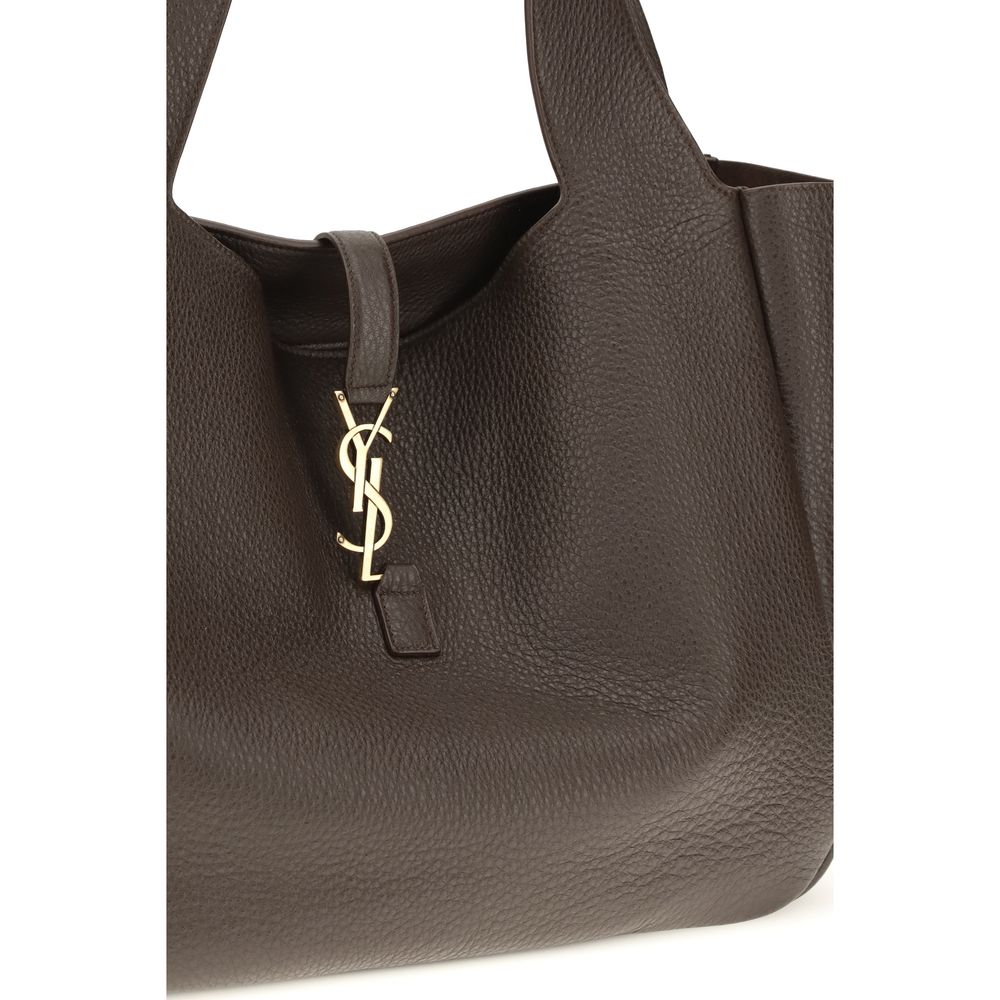 Saint Laurent Brown Calf Leather Bos Taurus Shoulder Bag | Regal Royce