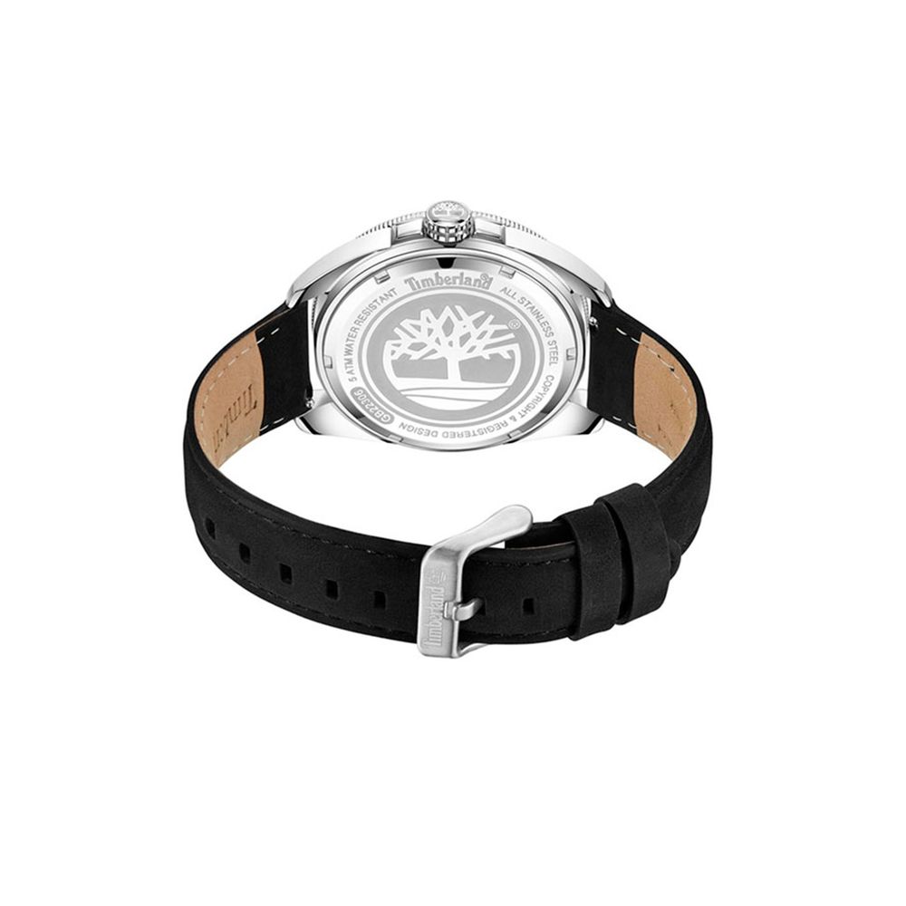 Timberland Black Leather Sport Watch | Regal Royce