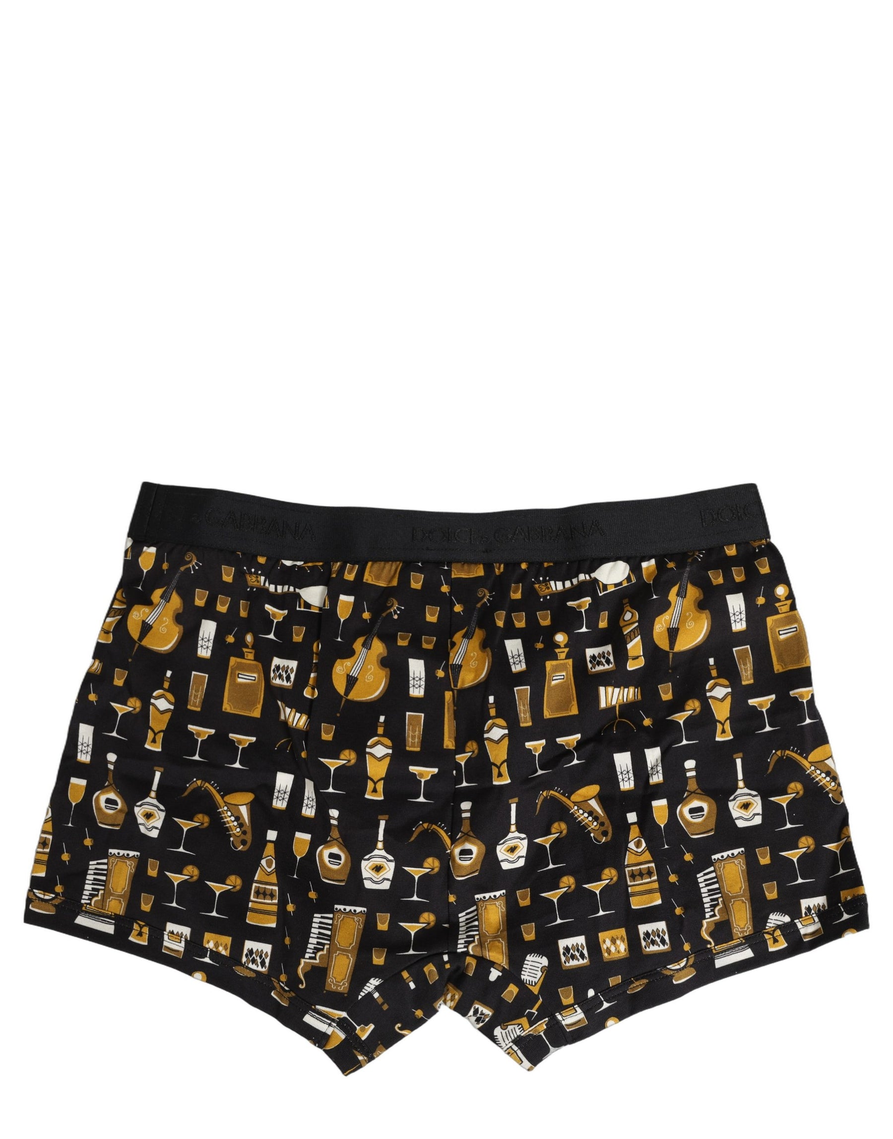 Dolce & Gabbana Black Gold Cocktail Regular Boxer Underwear | Regal Royce