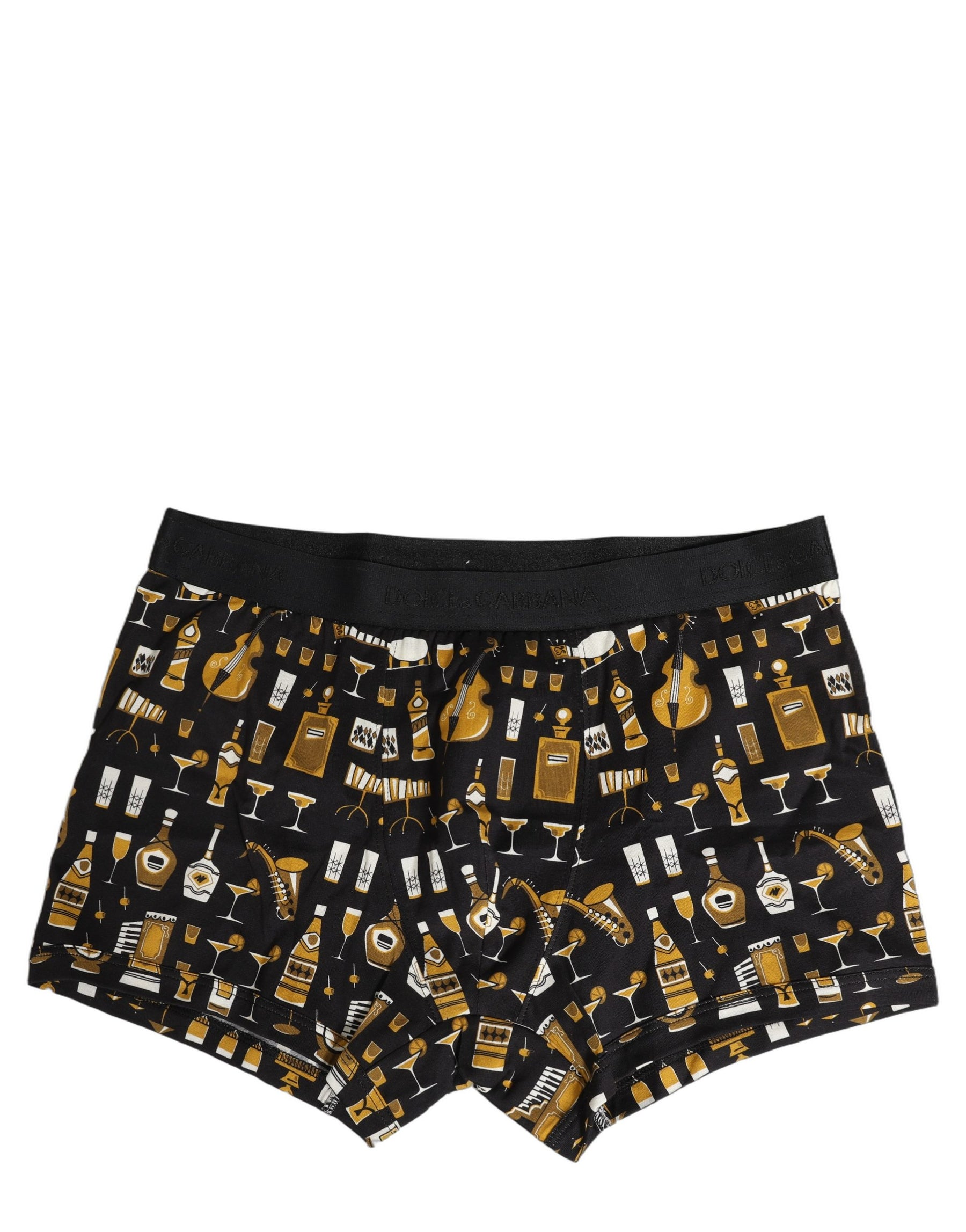 Dolce & Gabbana Black Gold Cocktail Regular Boxer Underwear | Regal Royce