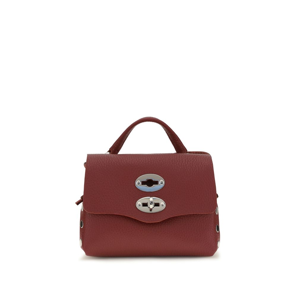 Zanellato Bordeaux Calf Leather Bos Taurus Shoulder Bag | Regal Royce