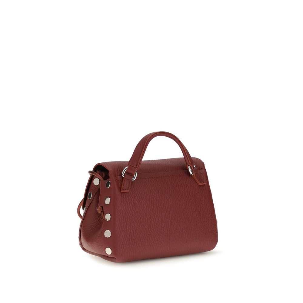 Zanellato Bordeaux Calf Leather Bos Taurus Shoulder Bag | Regal Royce