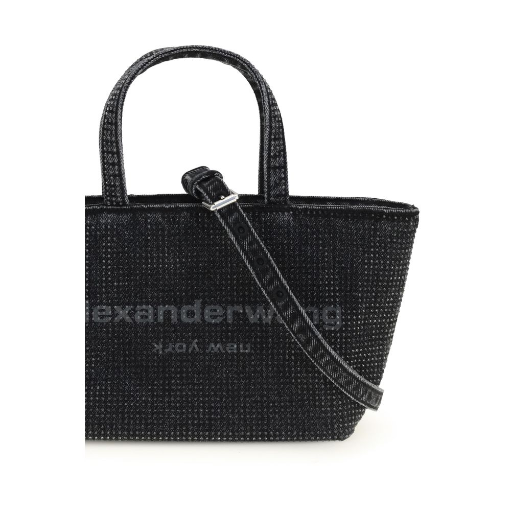 Alexander Wang Gray Cotton Shoulder Bag | Regal Royce