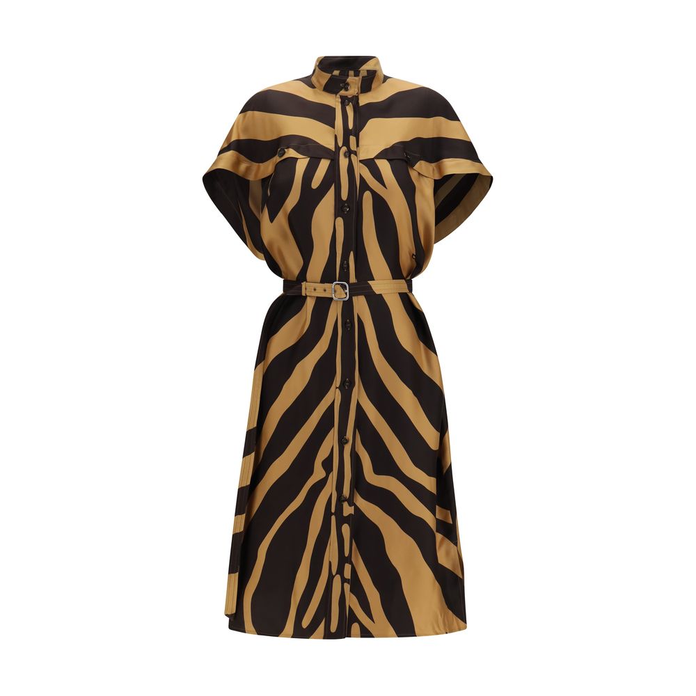 Ferragamo Multicolor Viscose Casual Dress | Regal Royce