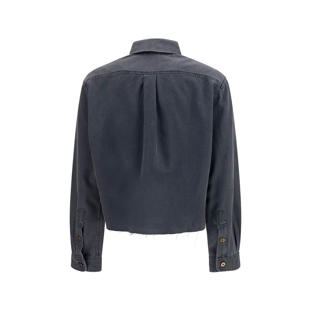 Miu Miu Gray Denim Shirt | Regal Royce