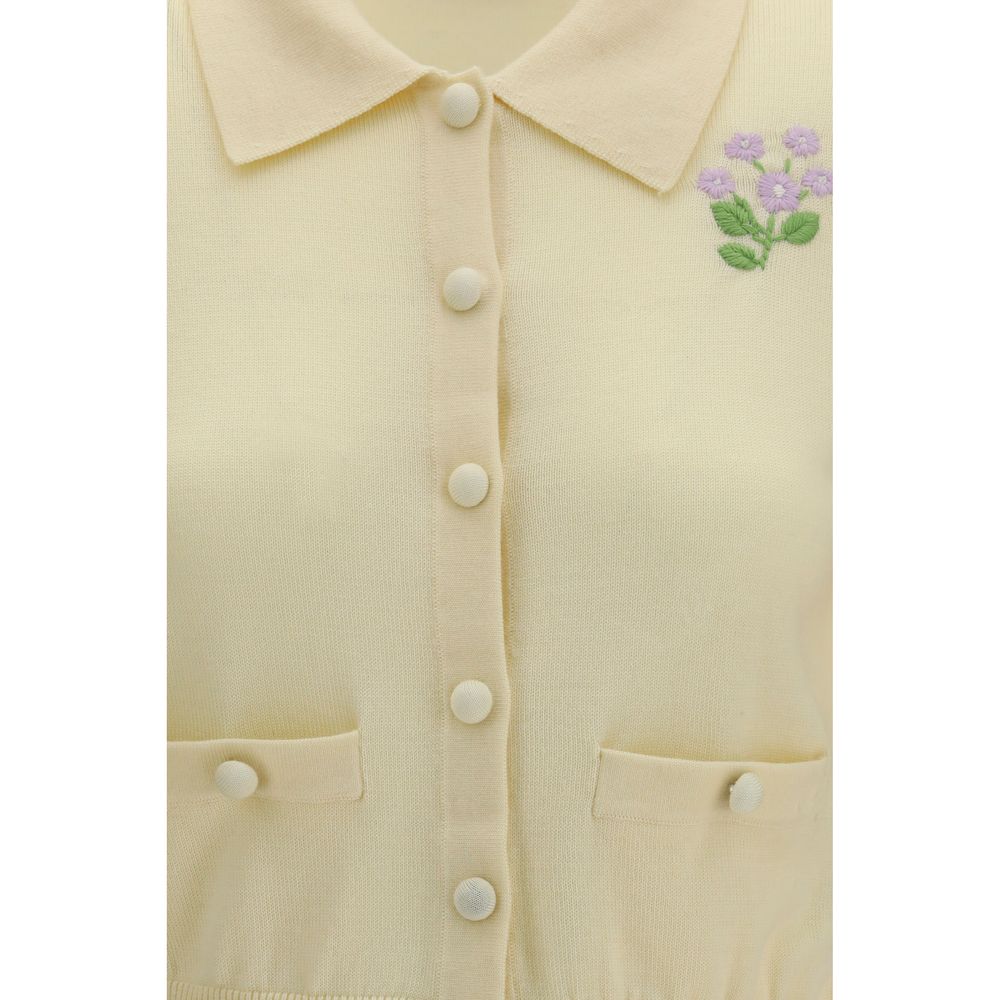Self-Portrait Bicolor Wool Oves Aries Cardigan | Regal Royce