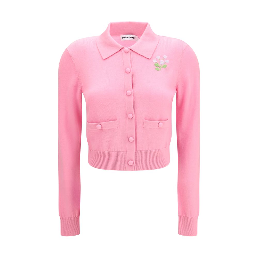 Self-Portrait Multicolor Wool Oves Aries Cardigan | Regal Royce