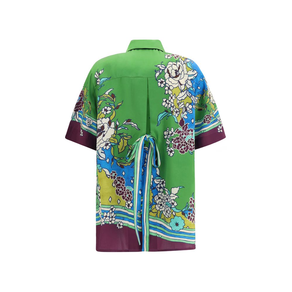 Alemais Multicolor Silk Blouse | Regal Royce