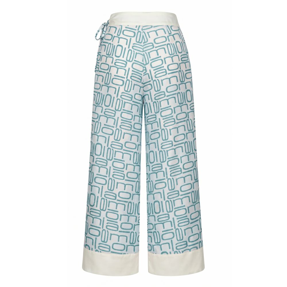 Malo Blue Silk Women's Pants | Regal Royce