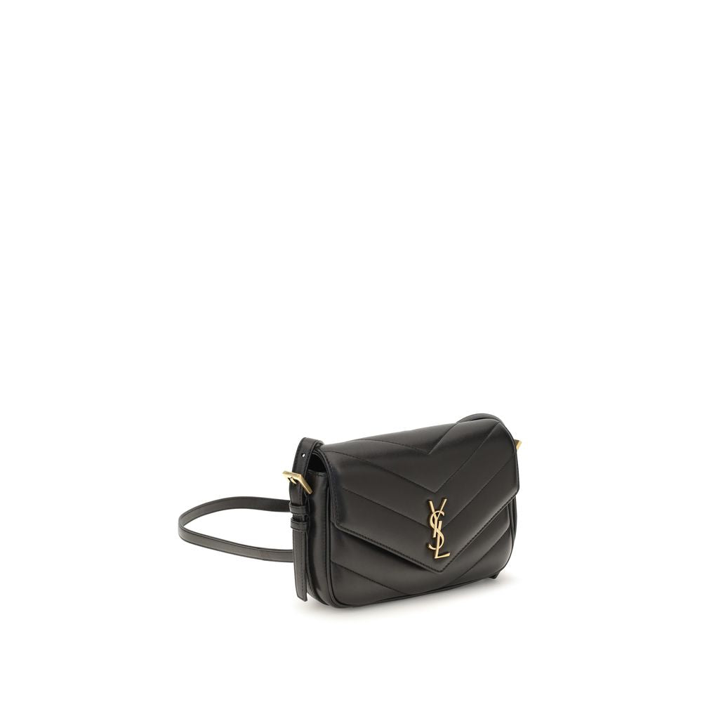 Saint Laurent Black Lamb Ovis Aries Aries Shoulder Bag | Regal Royce