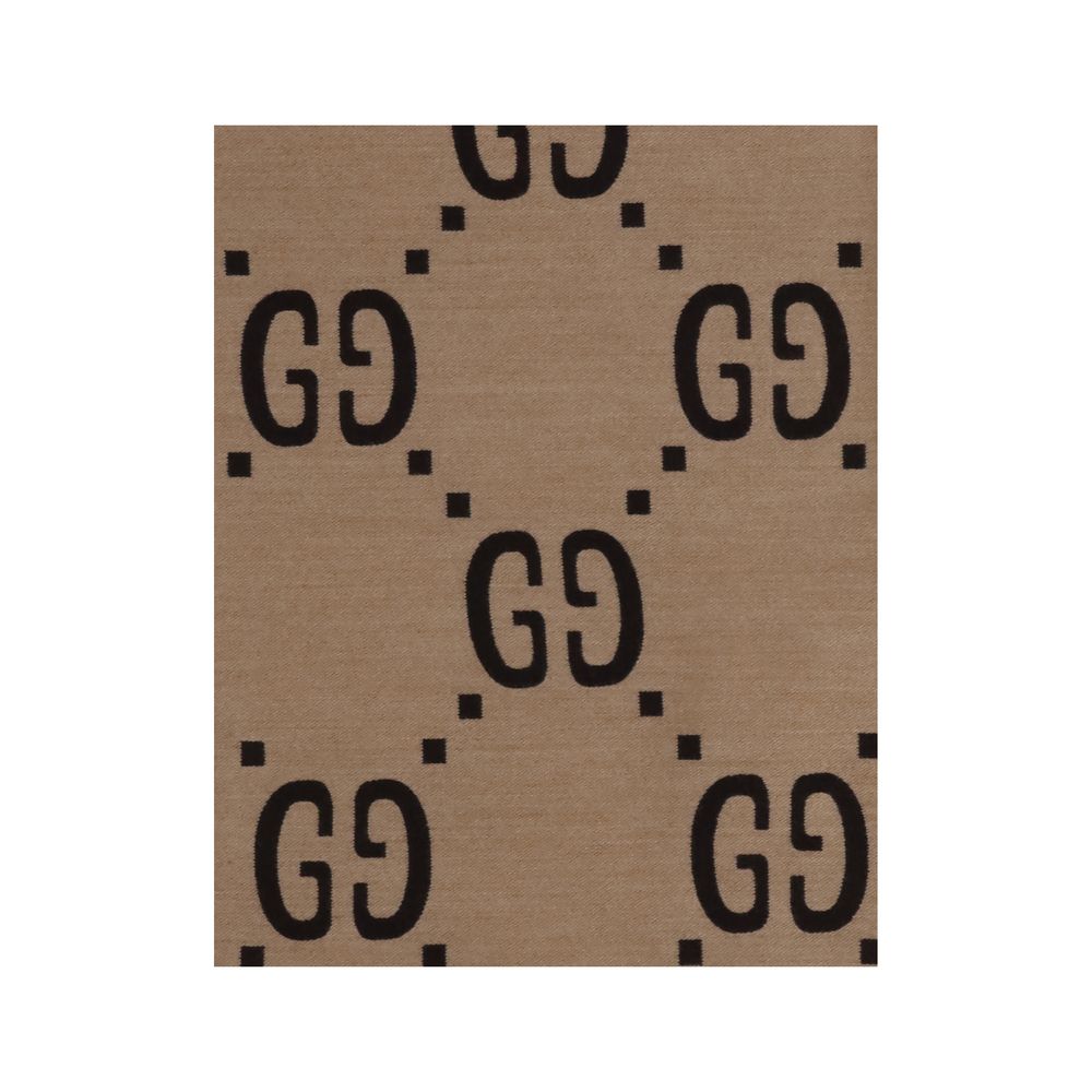 Gucci Brown Silk Scarf | Regal Royce