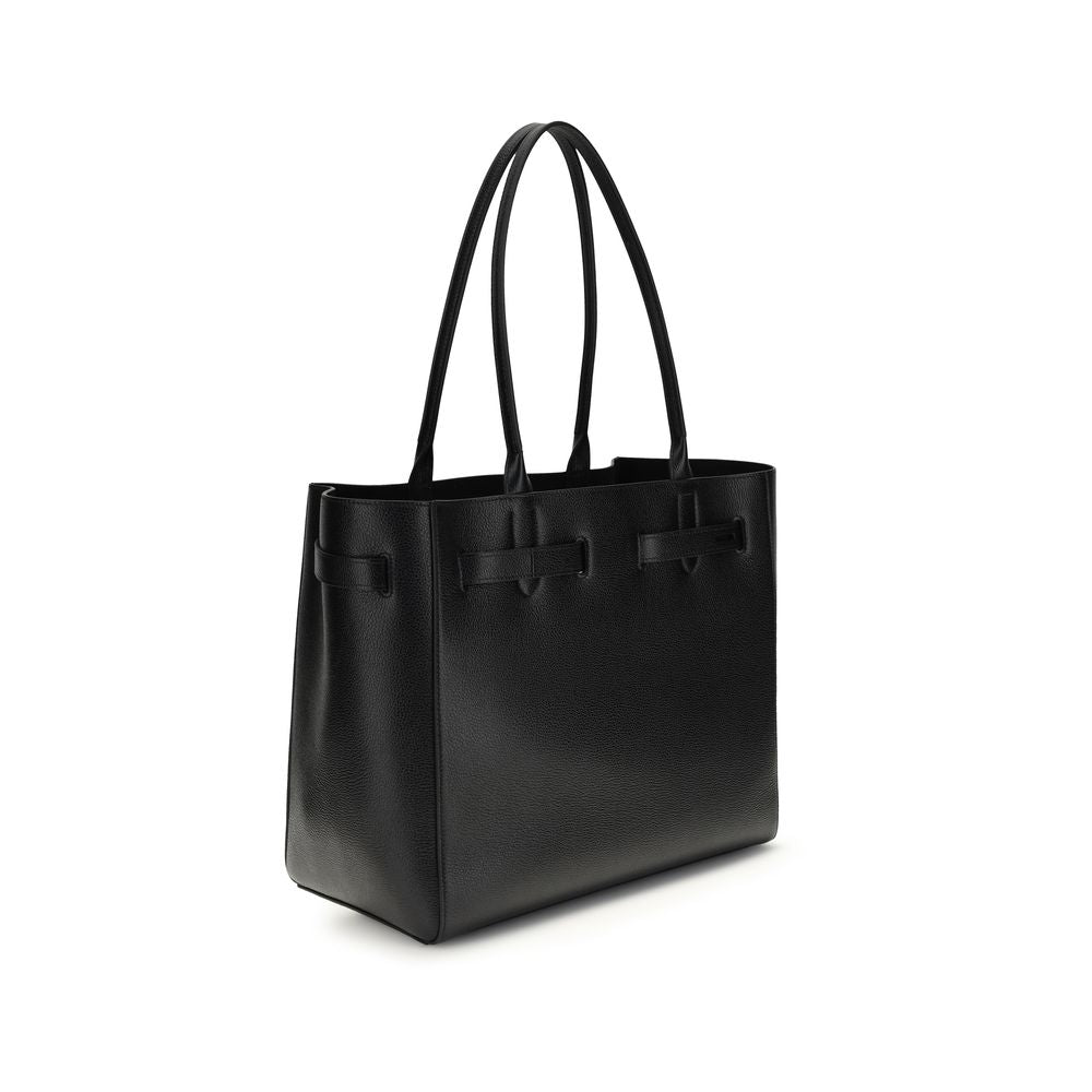 Tom Ford Black Calf Leather Bos Taurus Shoulder Bag | Regal Royce
