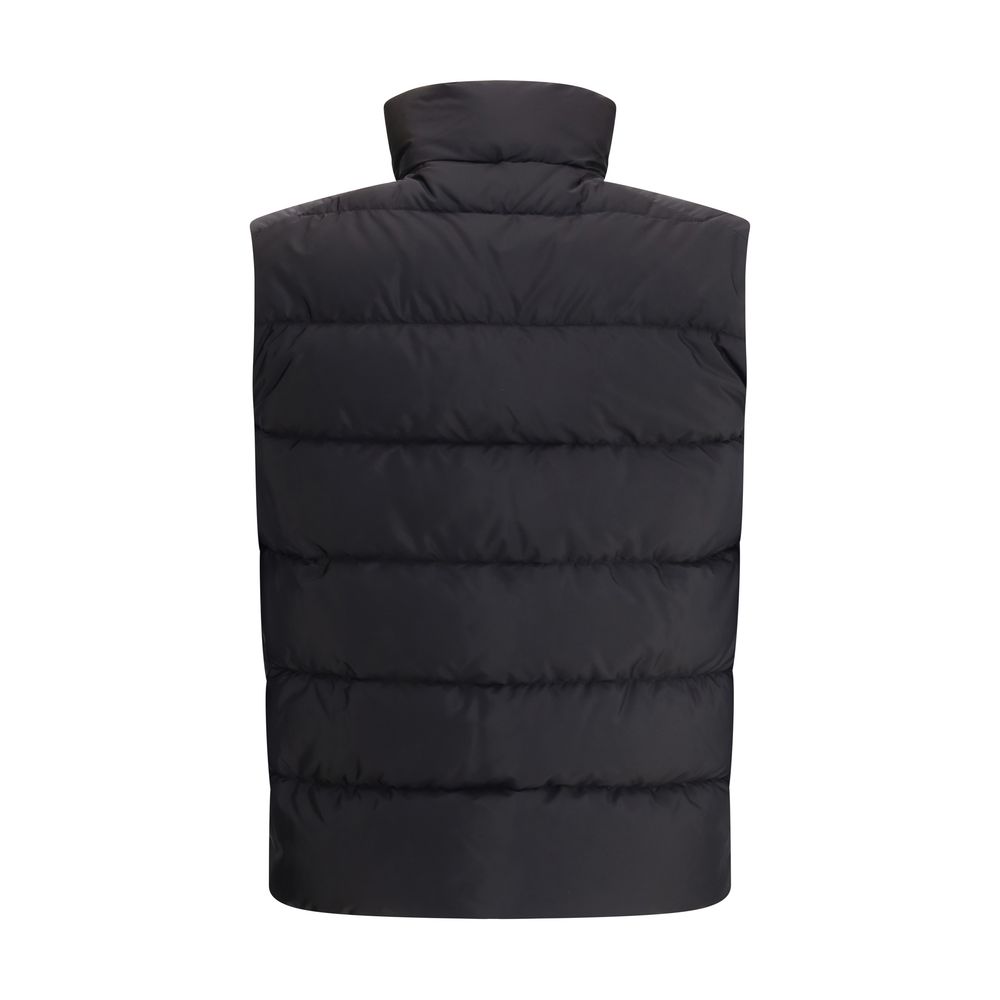 Prada Black Recycled Polyamide Sleeveless Jacket | Regal Royce