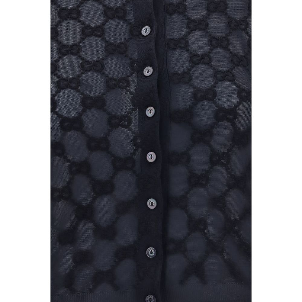 Gucci Black Viscose Cardigan | Regal Royce