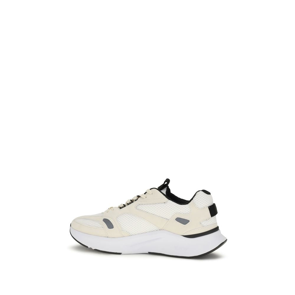 Valentino Garavani White Fabric Low Top Sneakers | Regal Royce
