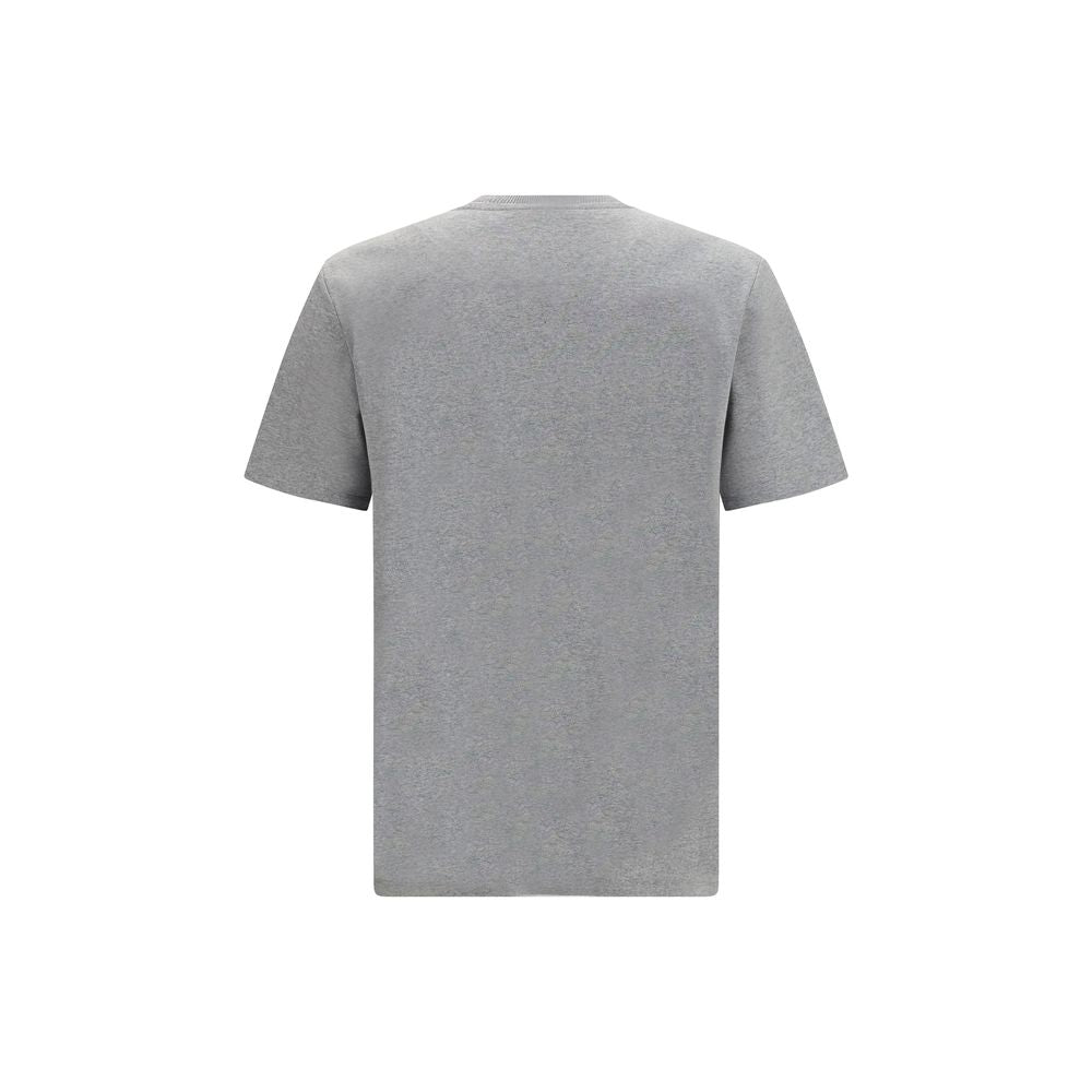 Balmain Gray Cotton T-Shirt | Regal Royce