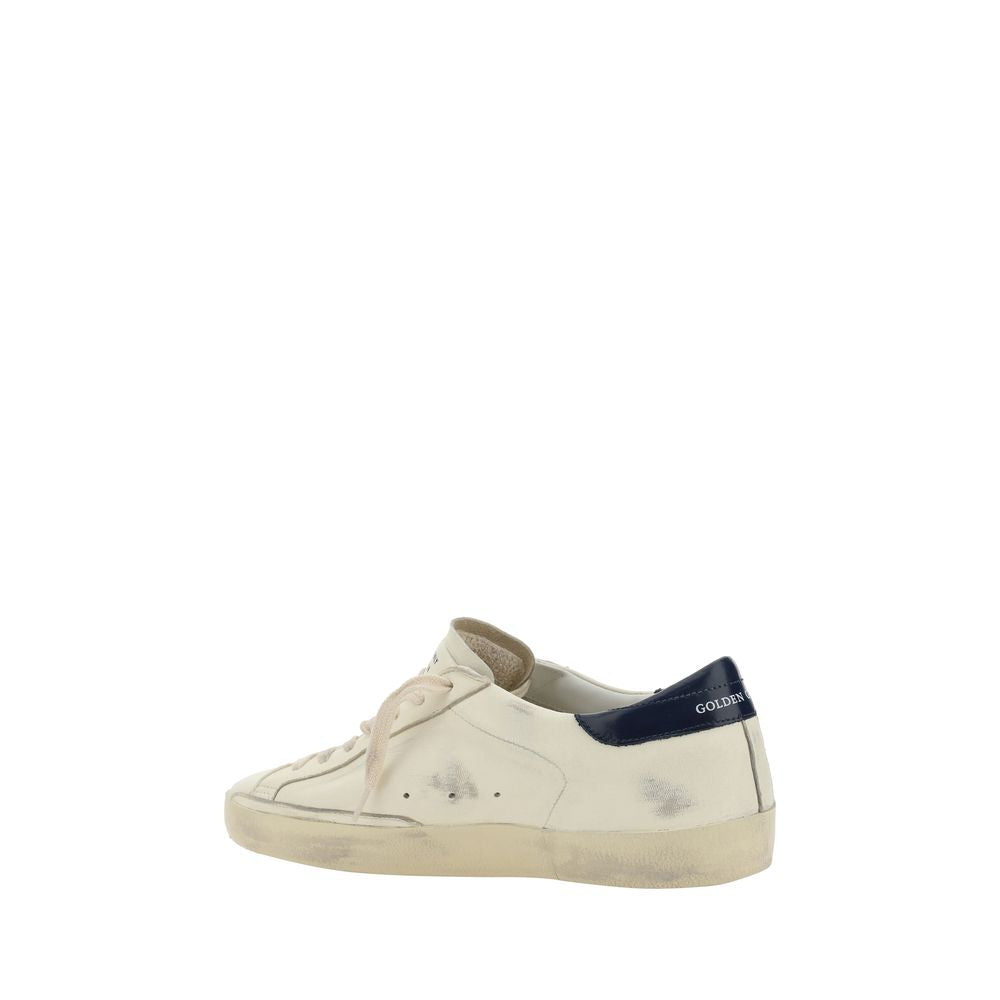 Golden Goose White Goatskin Low Top Sneakers | Regal Royce