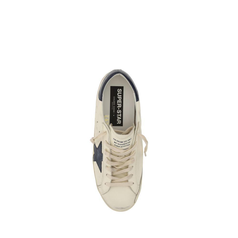 Golden Goose White Goatskin Low Top Sneakers | Regal Royce