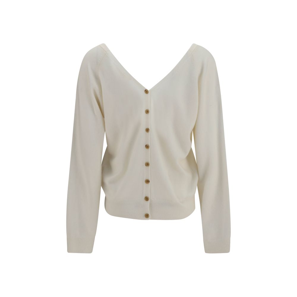 Lisa Yang Beige Cashmere Cardigan | Regal Royce