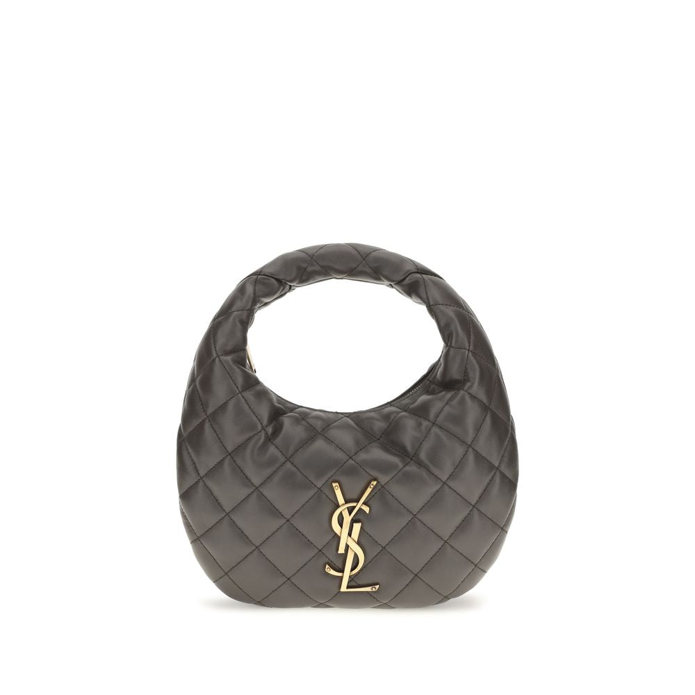 Saint Laurent Gray Lamb Ovis Aries Aries Handbag | Regal Royce