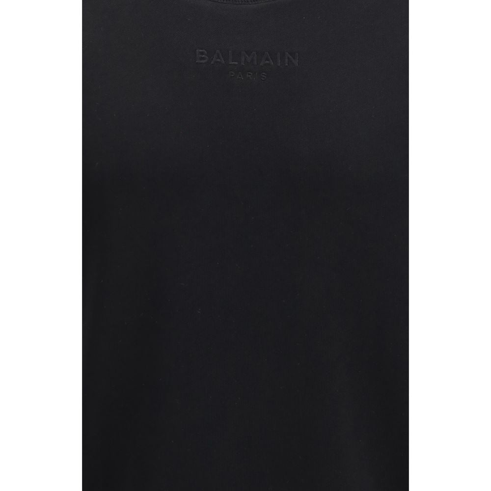 Balmain Black Cotton Sweatshirt | Regal Royce
