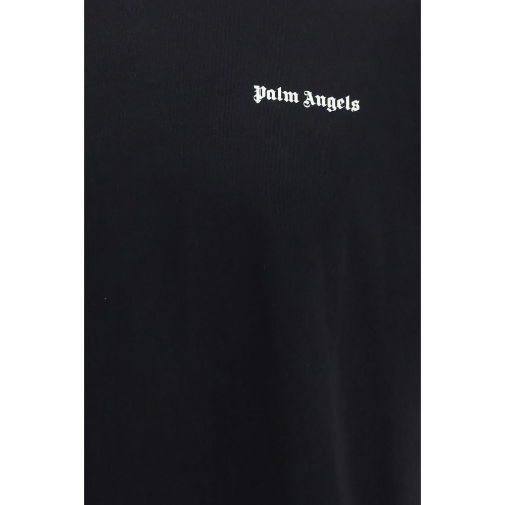 Palm Angels Black Cotton T-Shirt | Regal Royce