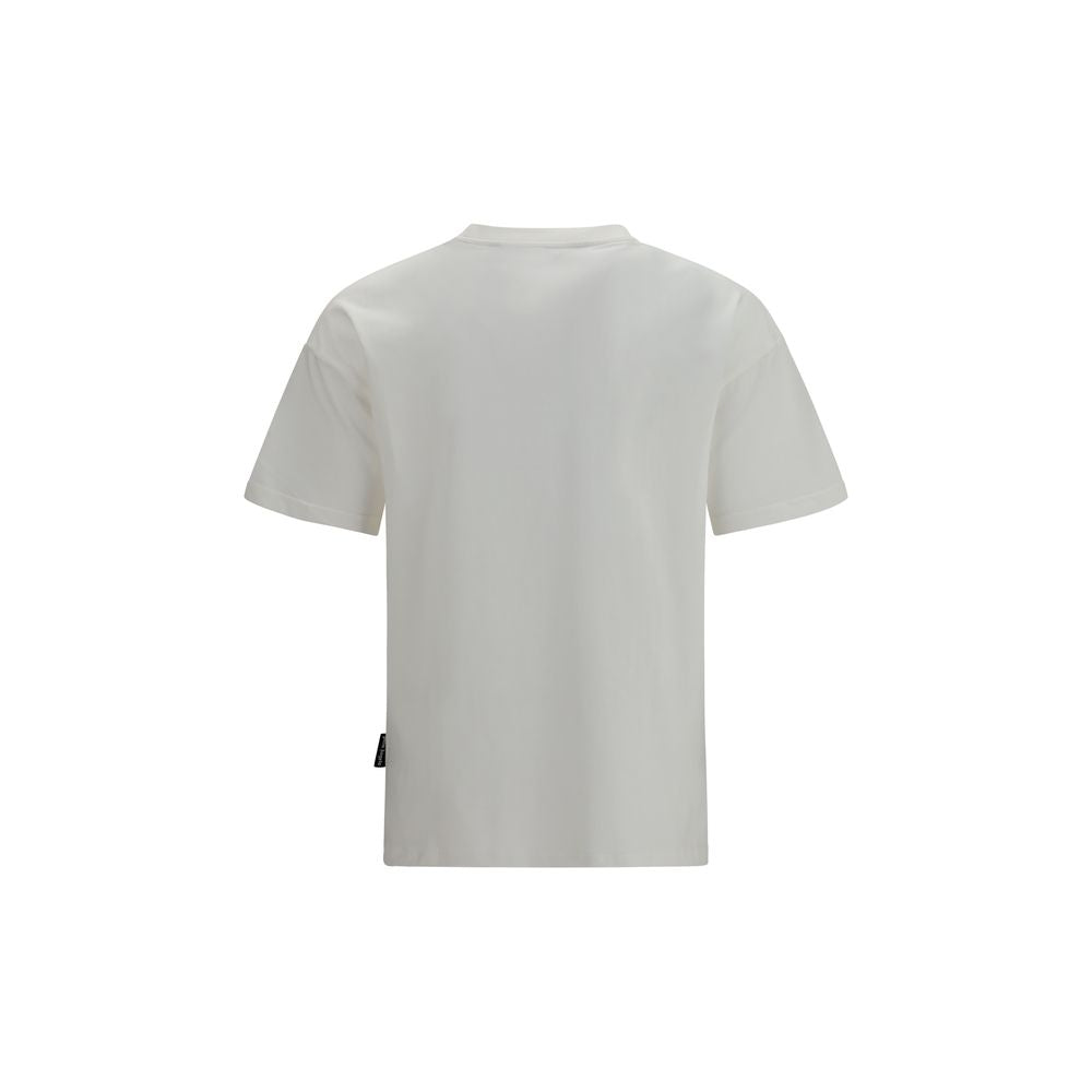 Palm Angels White Cotton T-Shirt | Regal Royce