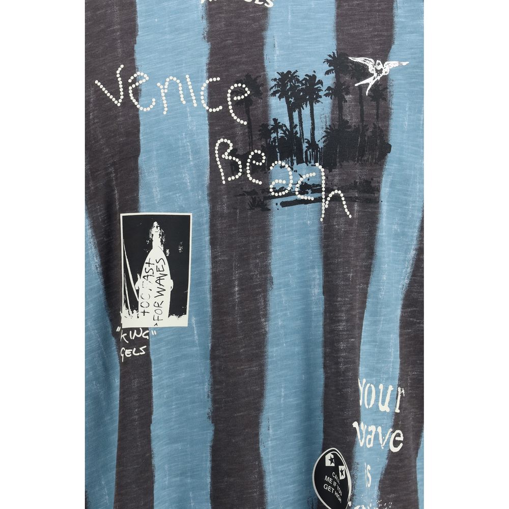 Palm Angels Blue Cotton Sportswear | Regal Royce