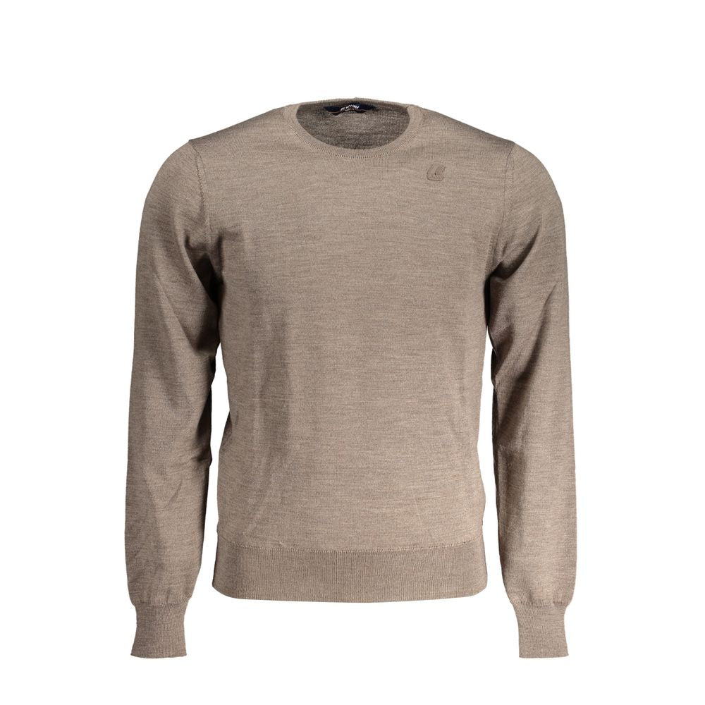 K-WAY Brown Wool Men's Sweater | Regal Royce