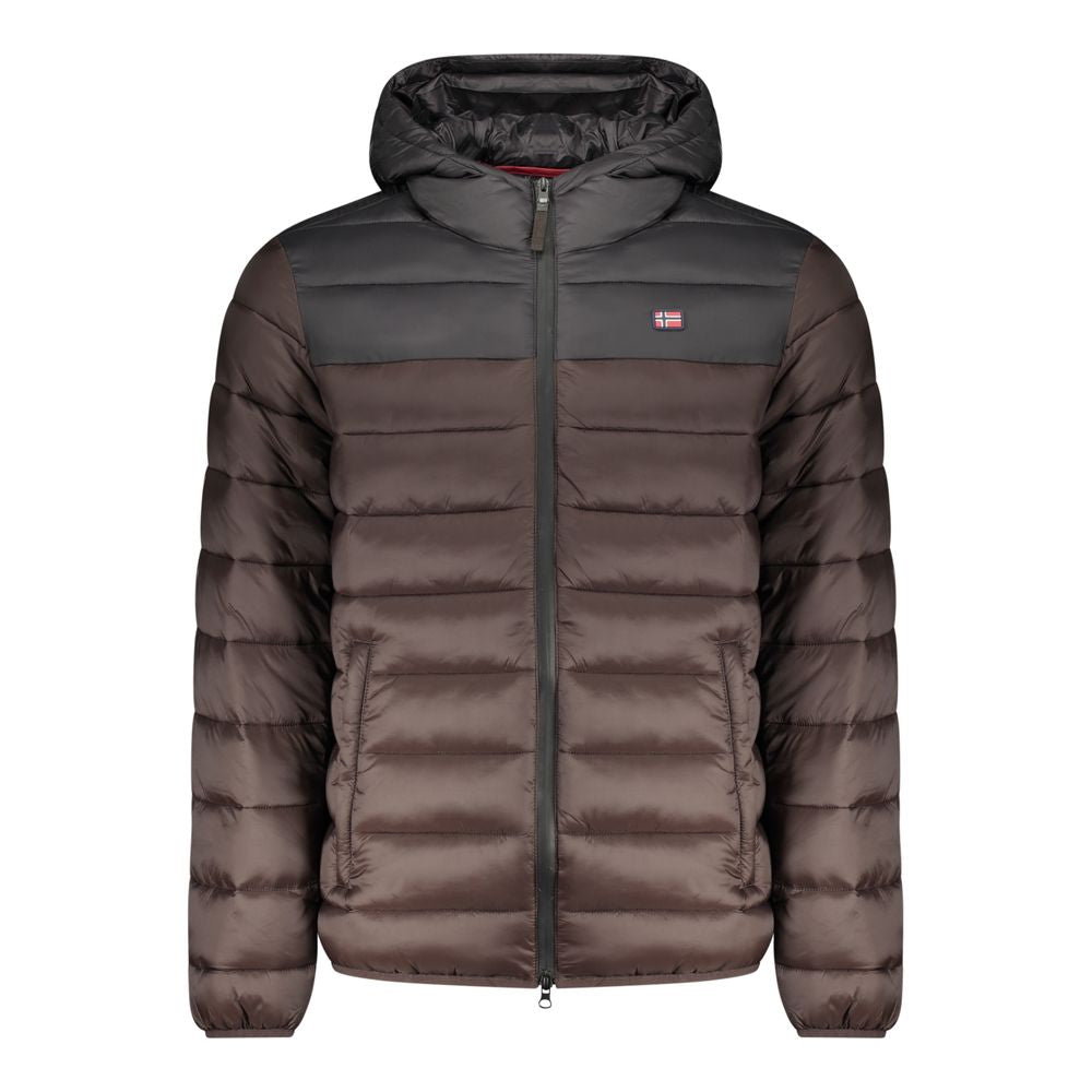 Norway 1963 Marrone Poliammide Men's Jacket | Regal Royce