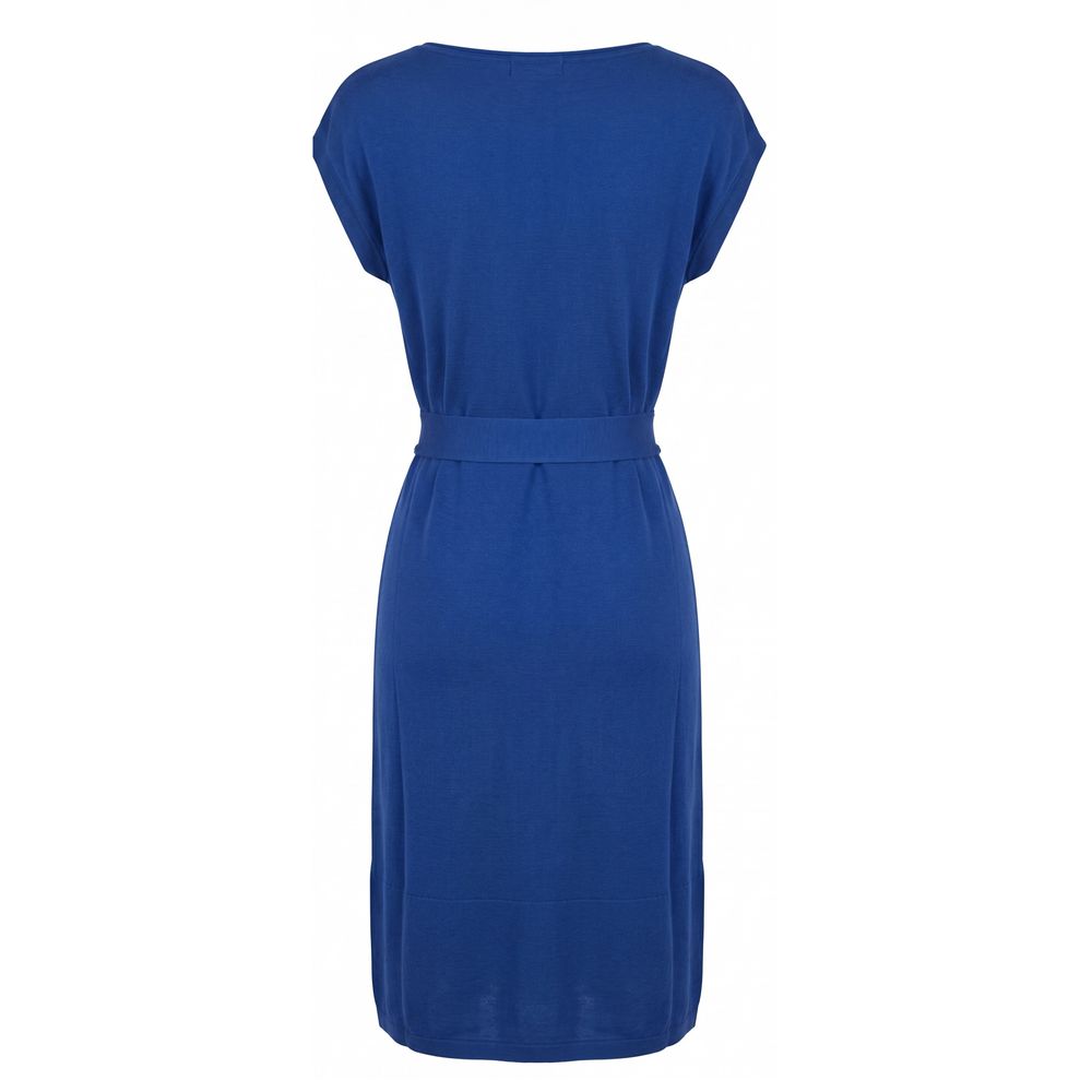 Malo Blue Silk Women Dress | Regal Royce