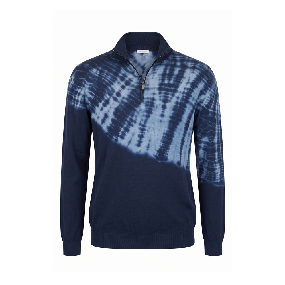 Malo Blue Cotton Men's Sweater | Regal Royce