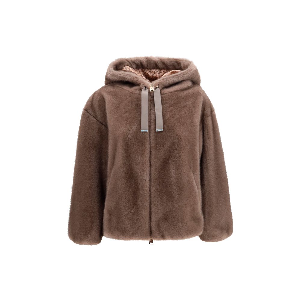 Herno Brown Polyester Full-Length Jacket | Regal Royce