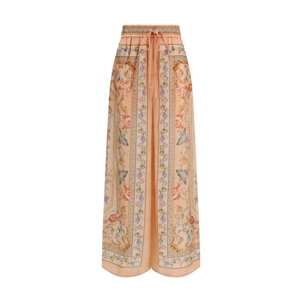 Zimmermann Multicolor Silk Casual Pants | Regal Royce