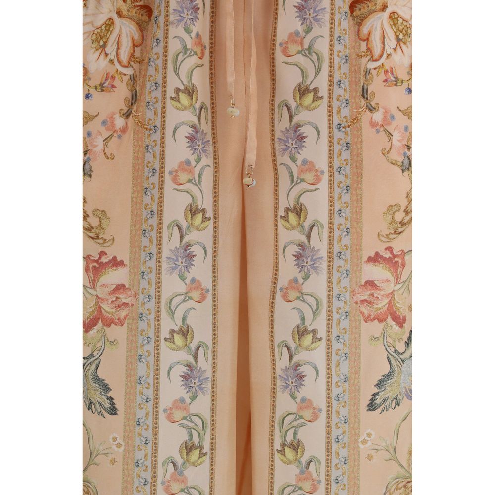 Zimmermann Multicolor Silk Casual Pants | Regal Royce