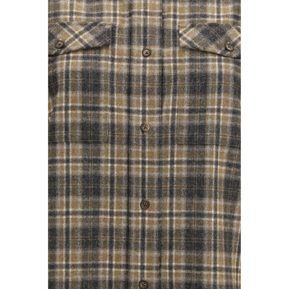 Rohe Multicolor Wool Oves Aries Shirt | Regal Royce