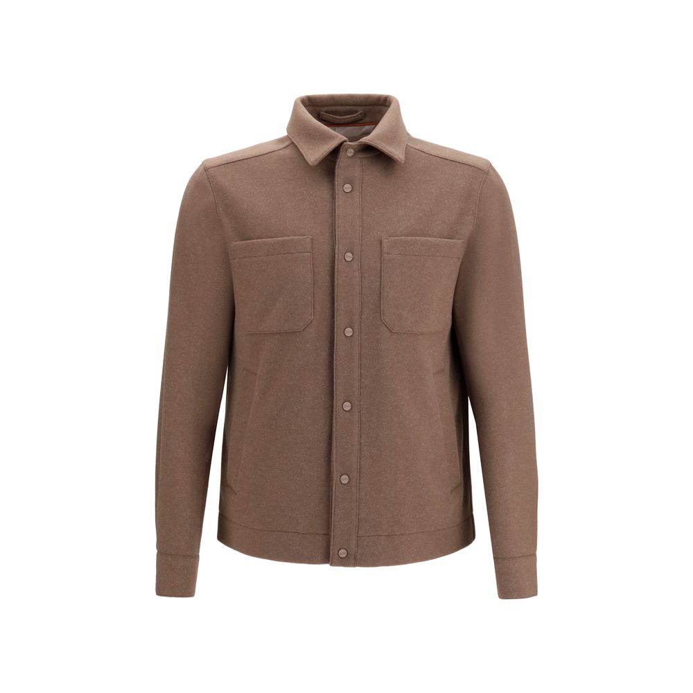 Herno Brown Polyester Jacket | Regal Royce