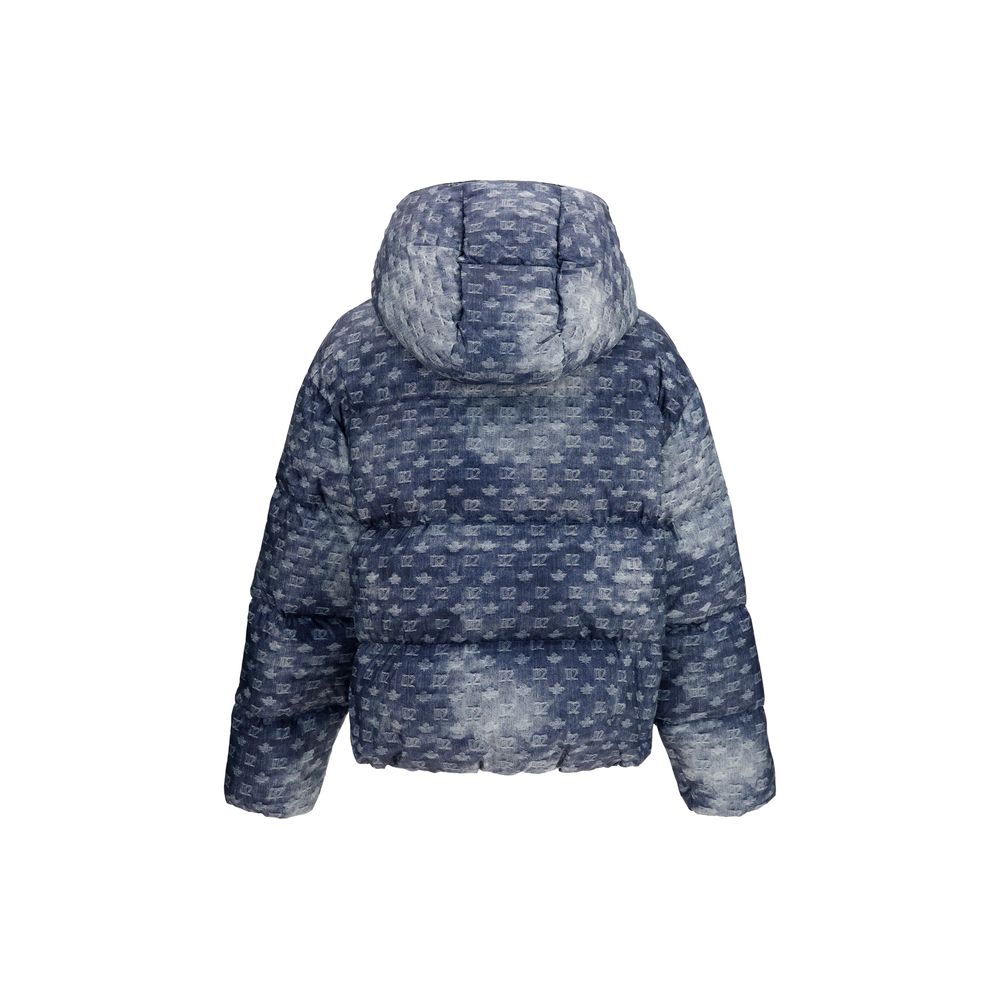 Dsquared² Blue Polyester Full-Length Jacket | Regal Royce