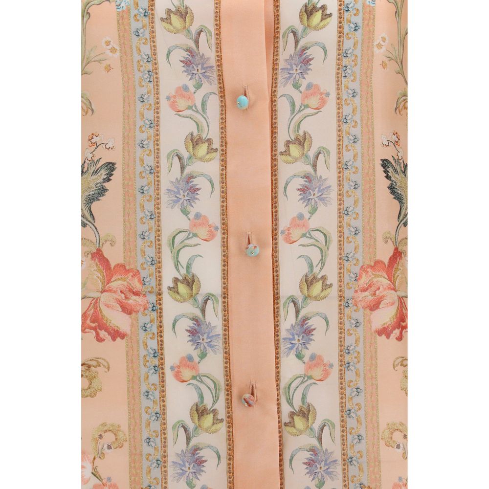 Zimmermann Multicolor Silk Pattern Shirt | Regal Royce