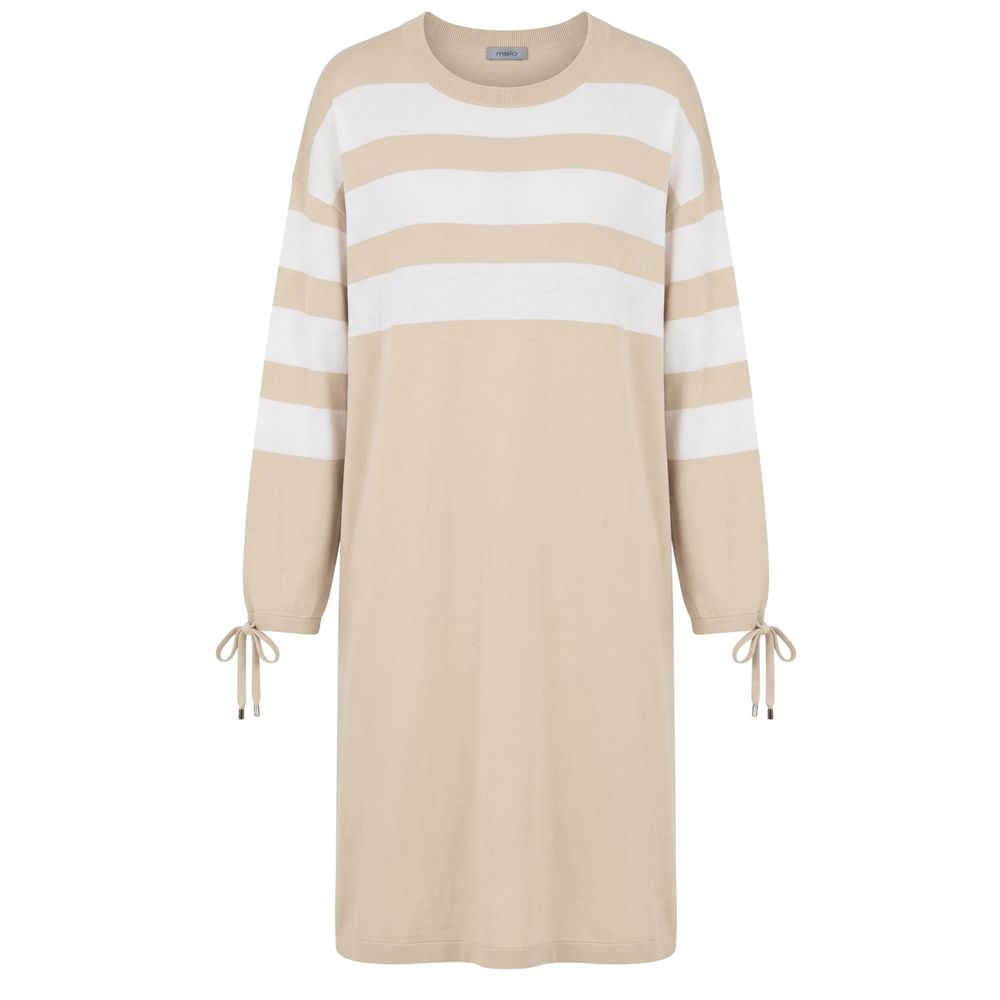 Malo Beige Cotton Women Dress | Regal Royce