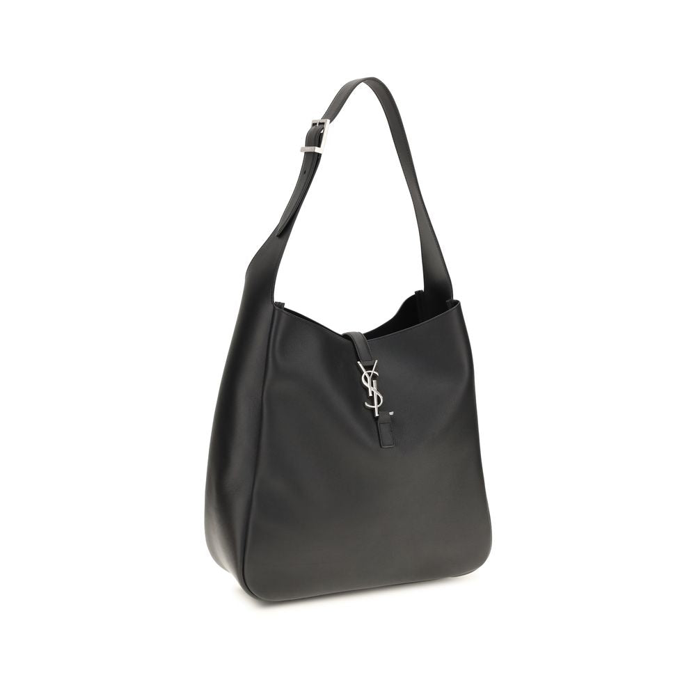 Saint Laurent Black Calf Leather Bos Taurus Shoulder Bag | Regal Royce