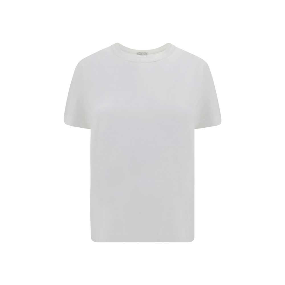 Brunello Cucinelli White Cotton T-Shirt | Regal Royce